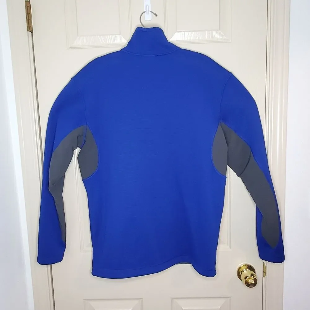 Mens The North Face Blue and Gray Full Zip Jacket Size L